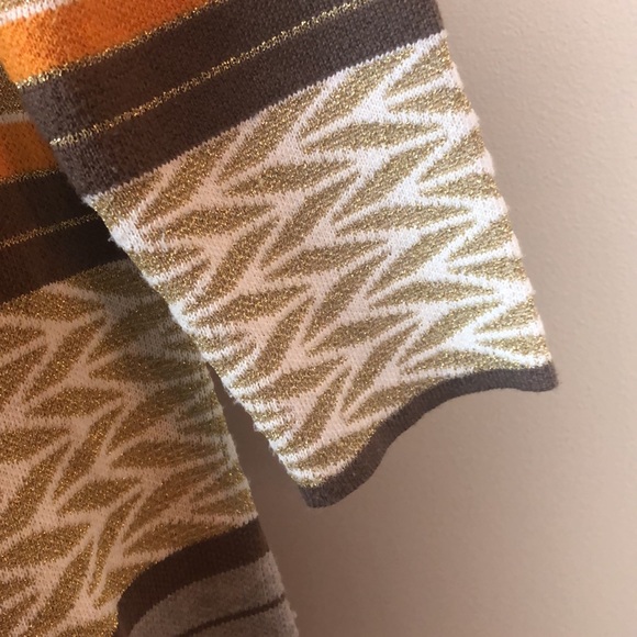 Young Threads Long Gray Striped Cardigan Sweater - Size Large - Picture 6 of 9